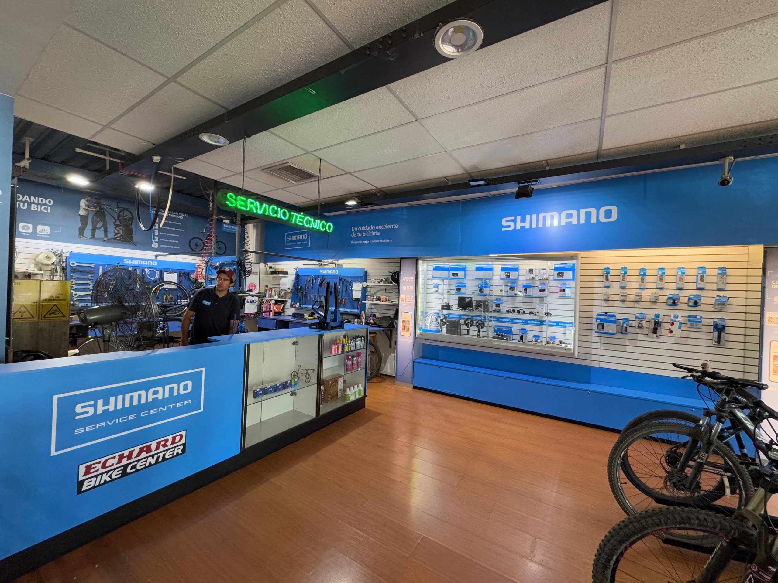 Ubicado en el corazón de Vitacura, Echard Bike Center se suma a la red Shimano Service Center